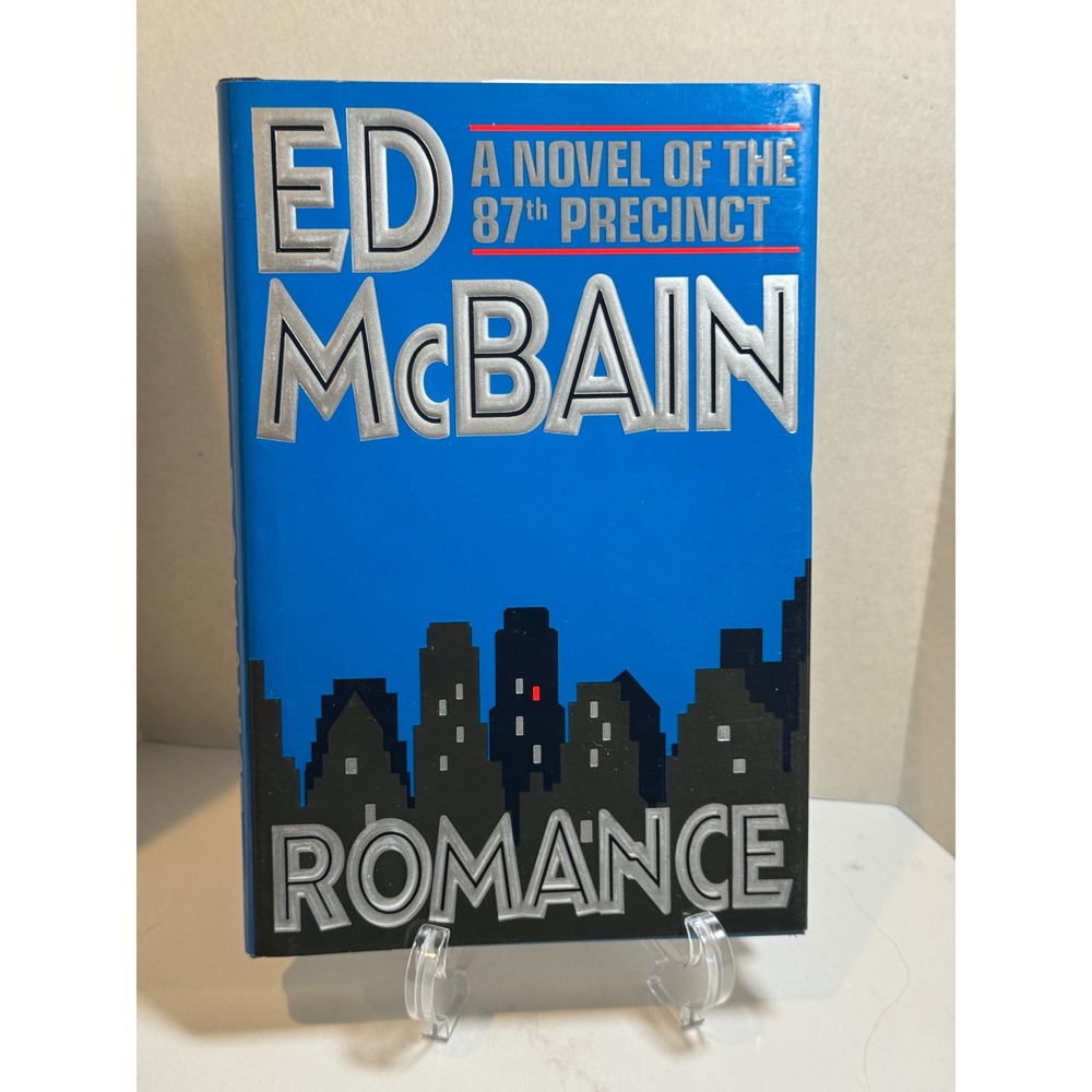Ed McBain Romance Signed Book First Edition 1995 Warner Books Collectible